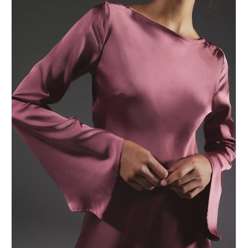 Urban Satin Mini Dress